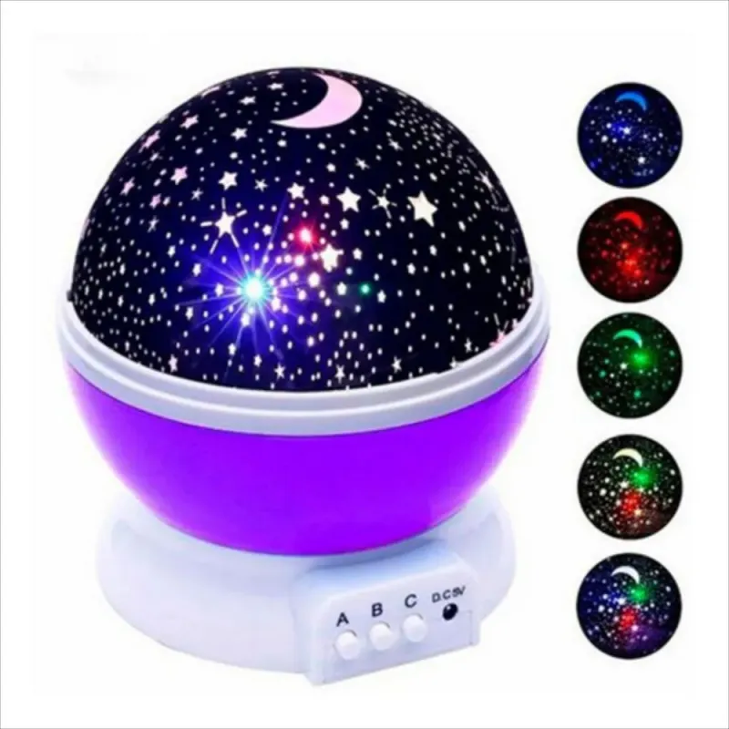 Comprar Proyector De Estrellas Lampara Giratoria en Electroshopy - Ángulo 3